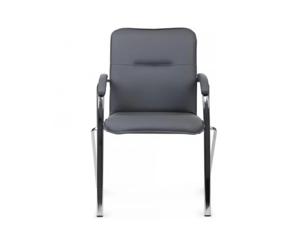 Стул Самба с мягкими подлокотниками SMB-01H Хром гальв.