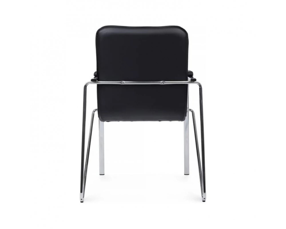 Стул Самба с мягкими подлокотниками SMB-01H Хром гальв.