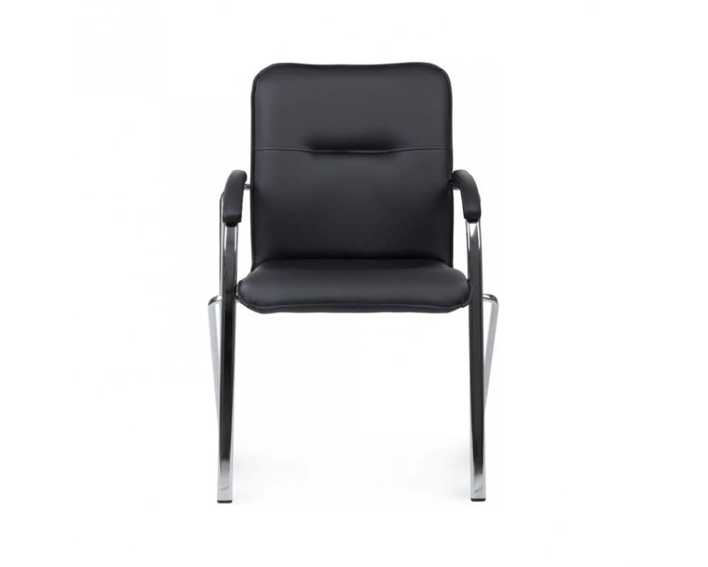 Стул Самба с мягкими подлокотниками SMB-01H Хром гальв.