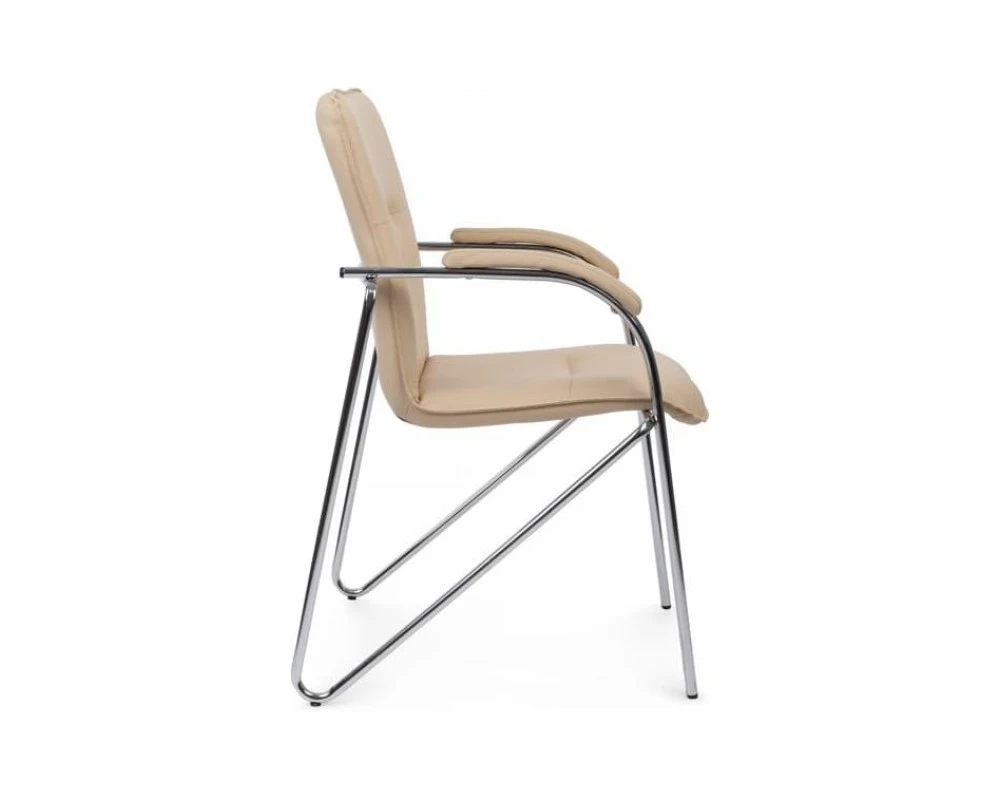 Стул Самба с мягкими подлокотниками SMB-01H Хром гальв.