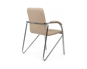 Стул Самба с мягкими подлокотниками SMB-01H Хром гальв. images