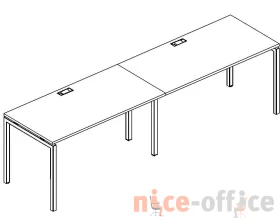 Рабочая станция 2х160 каркас DUE A4.PRO images