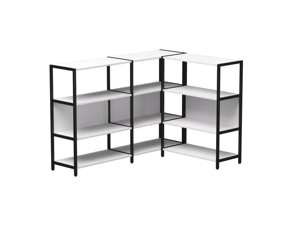 Набор стеллажных систем №14 1635x1215x1120 Everprof ЭВО / EVO Белый/Черный