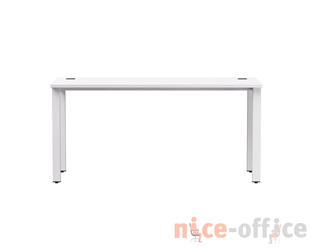Стол прямой на металлокаркасе 1580х670х755 мм Everprof ЭВО / EVO Белый/Белый