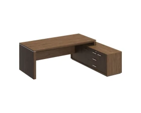 Стол руководителя правый на опорной тумбе ВЛ 139 ДТ Velar images