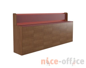 Греденция кожа 2850х500х1340 Artdeco images