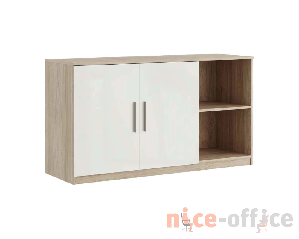 Креденция с секцией 135x45x74,2 Асти П / Asti P Вяз/Белый