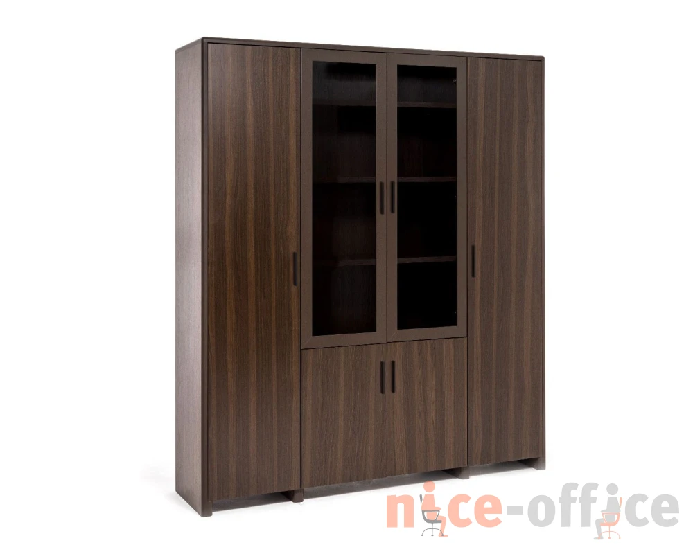 Шкаф для бумаг и гардероб 183x45x211 Legno Орех