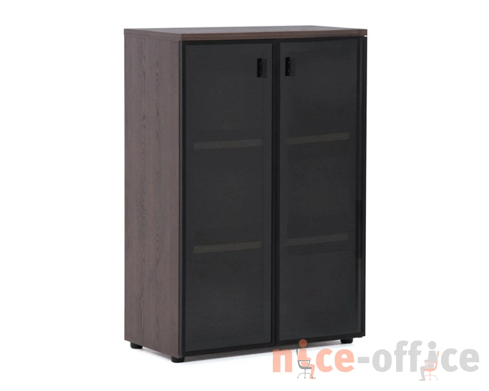Шкаф H.121 стекл. двери 80x44x121 Lava/Terra Табак