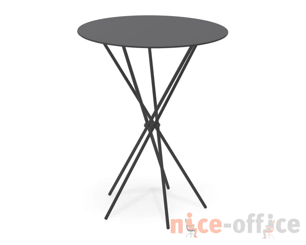 Стол кофейный 38x48 Bora S Черный