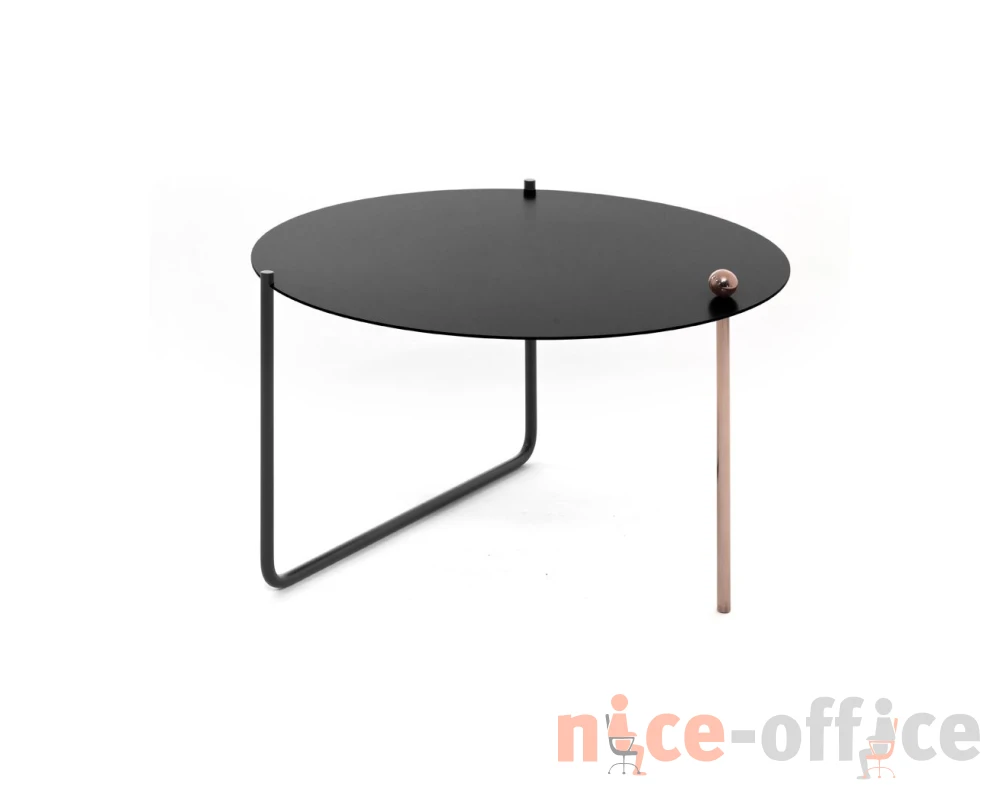 Стол кофейный 58x38 Coffee Neo M Черный/Бронзовый