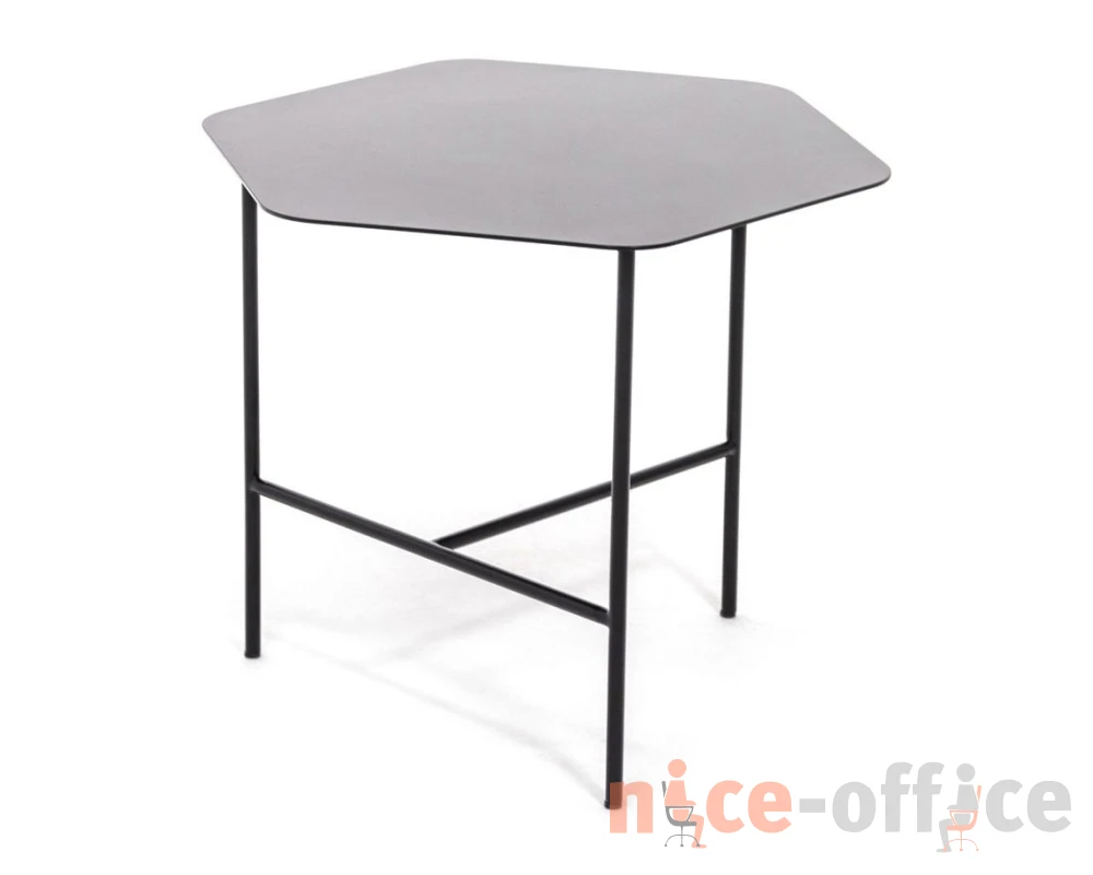 Стол кофейный 58x52x48 Strati S Черный полуматовый