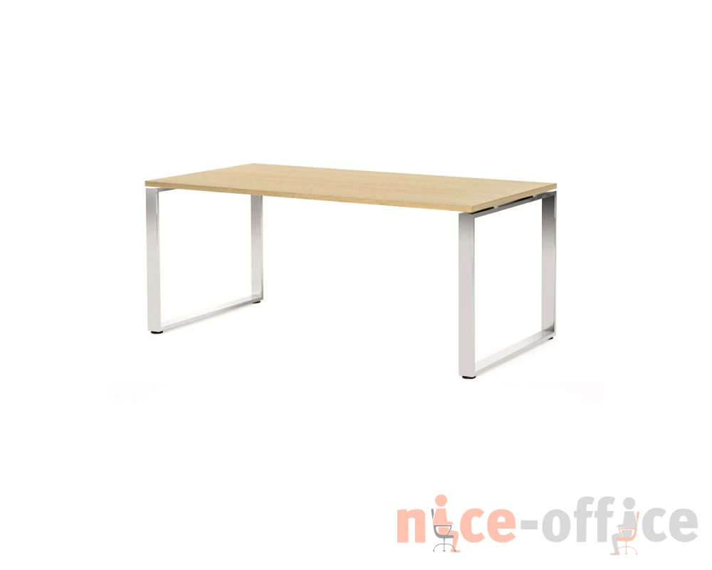 Стол письменный 180x90x76 Exe Дуб светлый/Хром