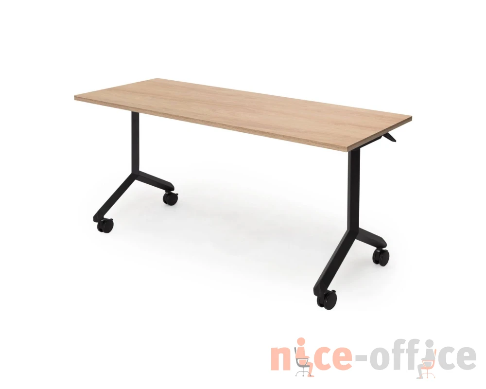 Стол поворотный 150х60х75 Shift Гикори/Черный