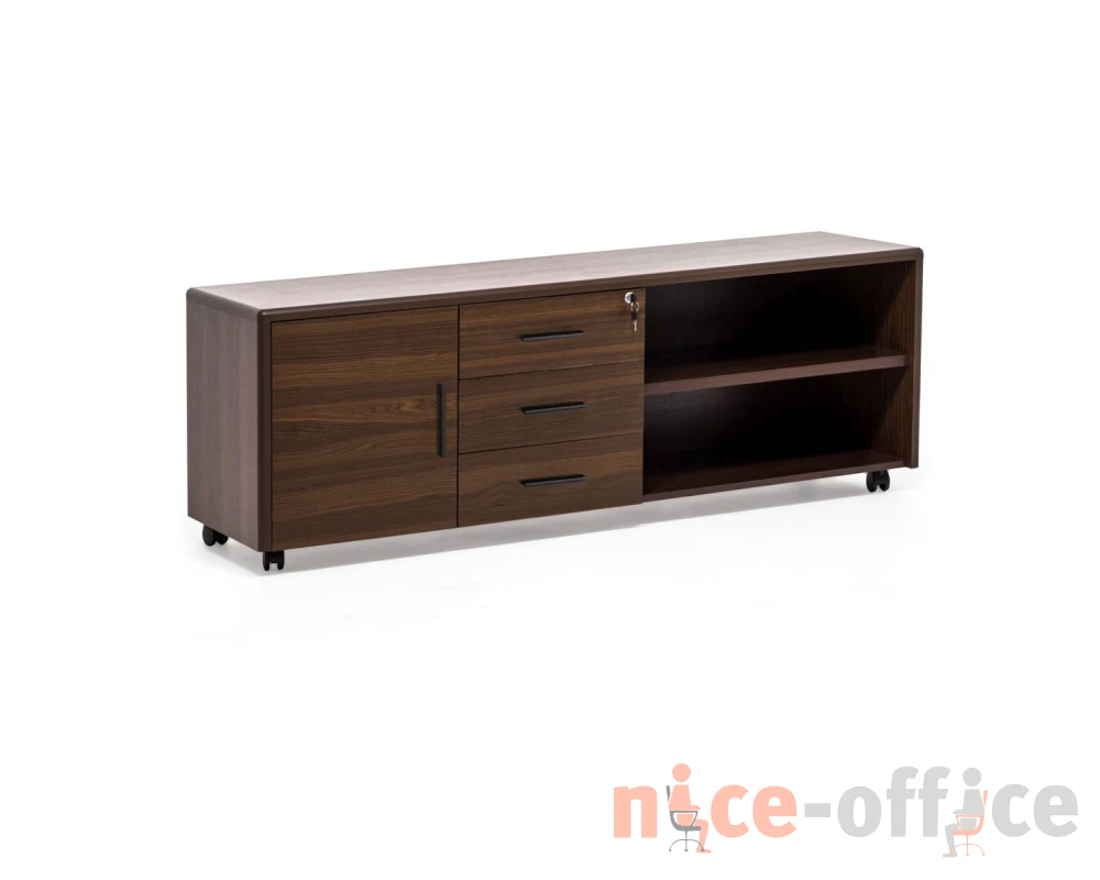 Тумба-приставка подкатная 160x47x57 Legno Орех