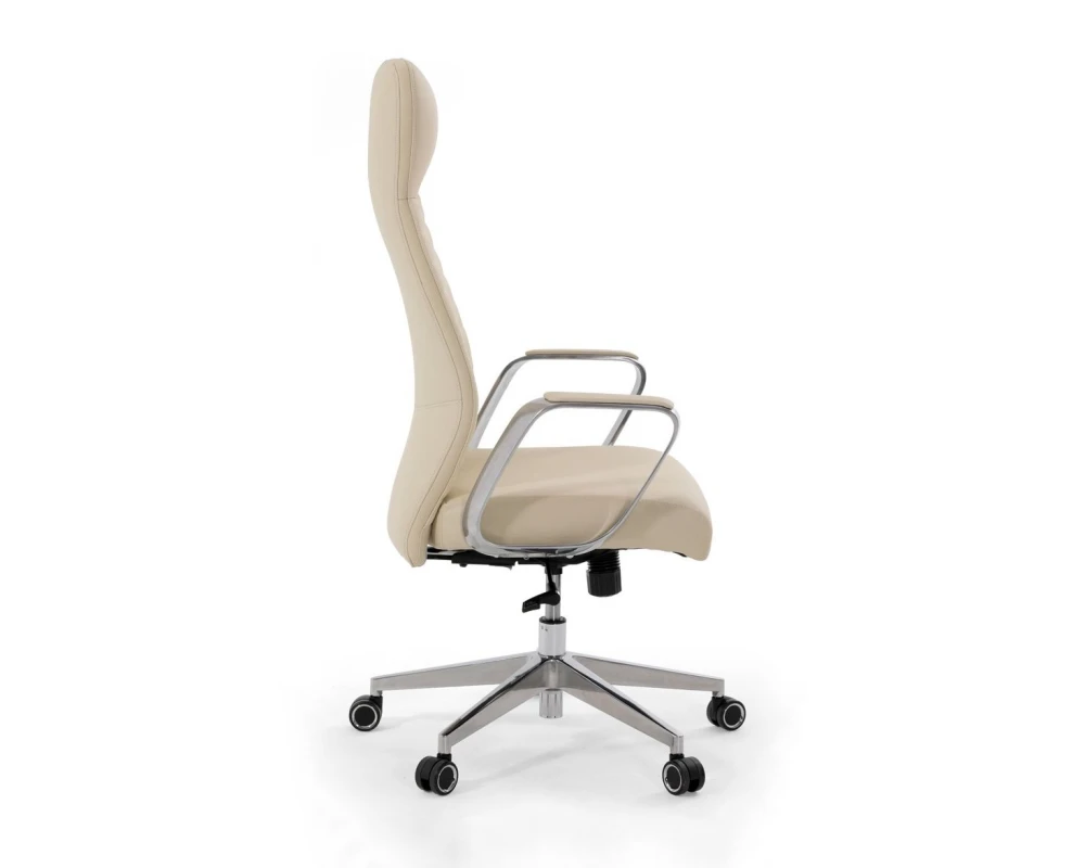 Кресло LINE/A Натуральная кожа, Бежевый