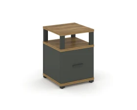 Тумба приставная 1 распаш. фасад с надставкой CN.TUP-005 W 420x420x583 Концепт / Concept images