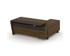 Стол для руководителя с опорной тумбой, левый 180 Корнер / Corner images