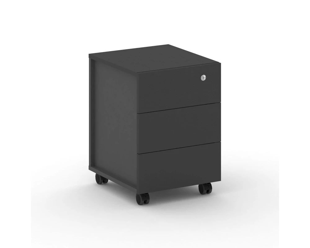 Тумба мобильная (открывание за бок фасада) CRU.TM-1 Ультраматт Кросс / Cross