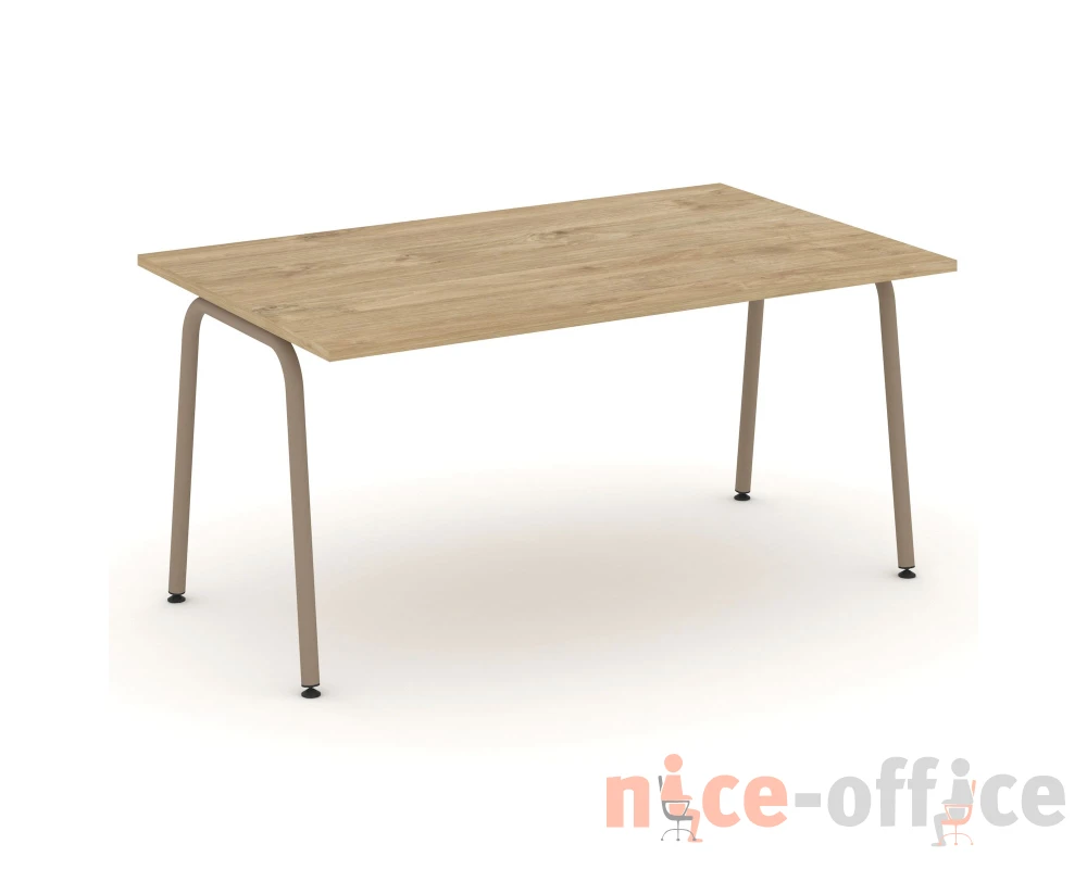 Стол переговорный на круглой трубе 158x98x75 Эстетика / Estetica