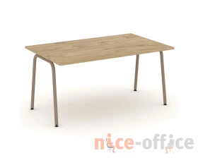 Стол переговорный на круглой трубе 158x98x75 Эстетика / Estetica images