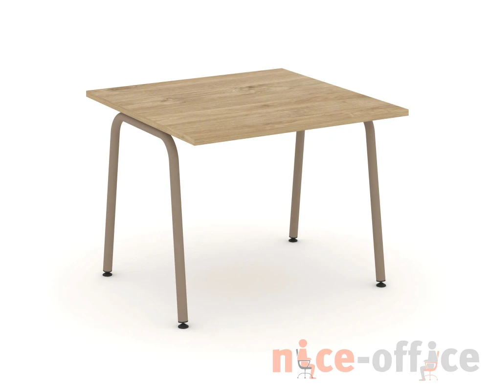 Стол переговорный на круглой трубе 98x98x75 Эстетика / Estetica