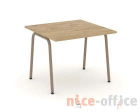 Стол переговорный на круглой трубе 98x98x75 Эстетика / Estetica images