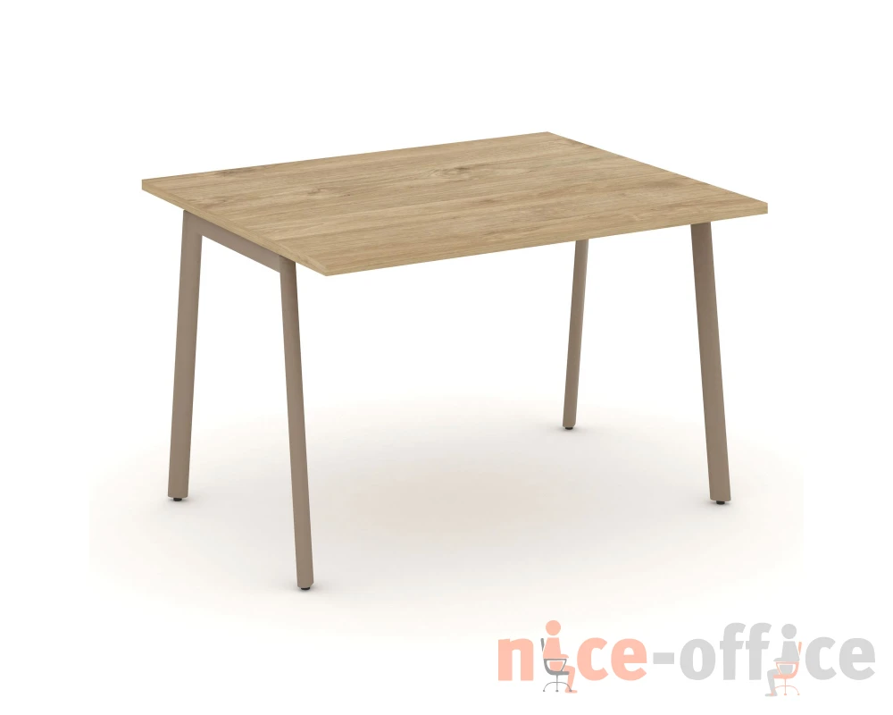 Стол переговорный на плоскоовальной трубе 118x98x75 Эстетика / Estetica