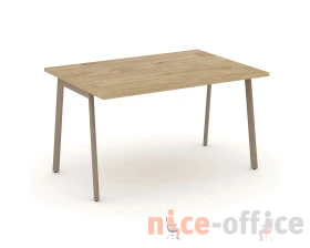 Стол переговорный на плоскоовальной трубе 138x98x75 Эстетика / Estetica images