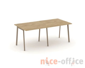 Стол переговорный на плоскоовальной трубе 196x98x75 Эстетика / Estetica images