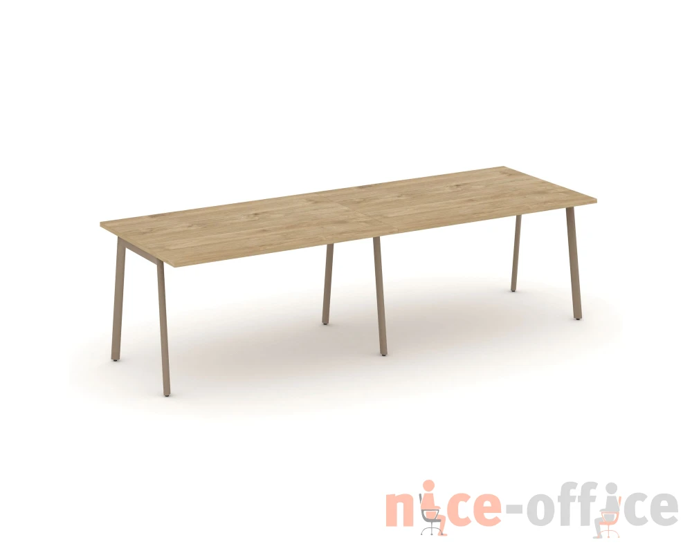 Стол переговорный на плоскоовальной трубе 276x98x75 Эстетика / Estetica
