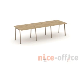 Стол переговорный на плоскоовальной трубе 294x98x75 Эстетика / Estetica images