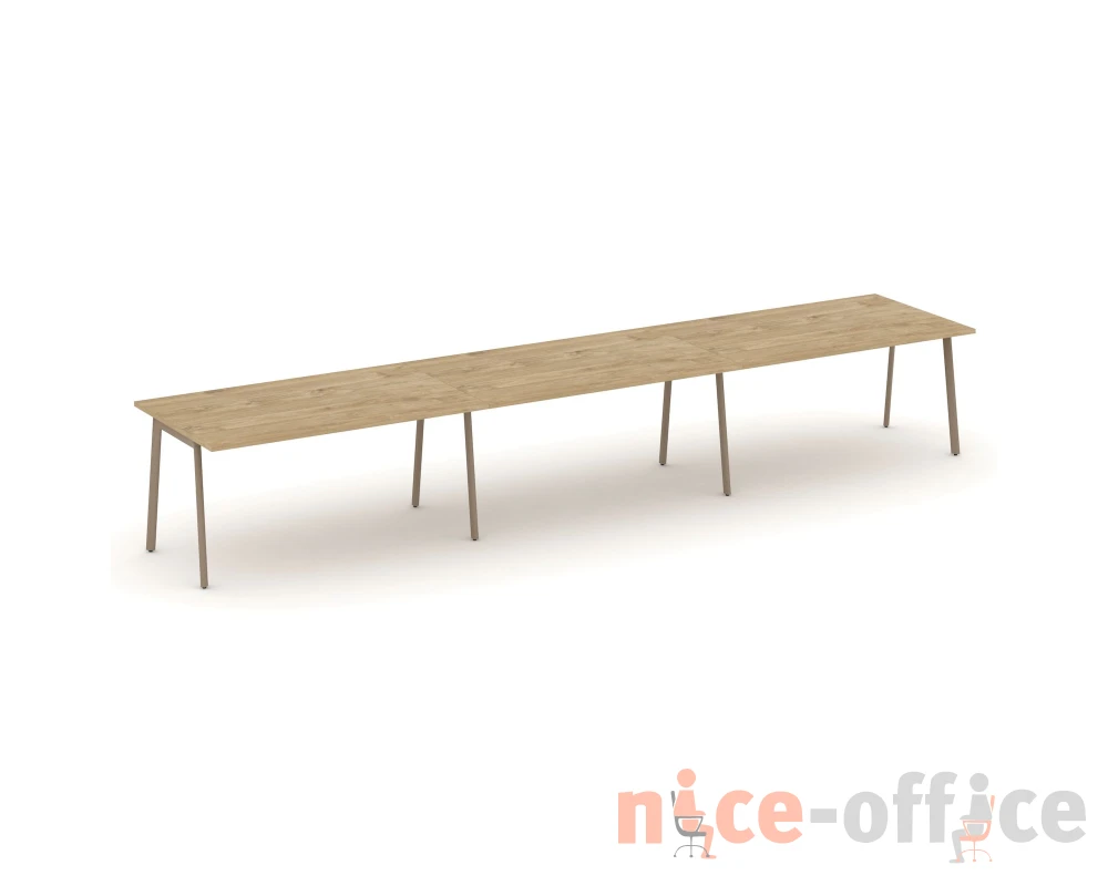 Стол переговорный на плоскоовальной трубе 474x98x75 Эстетика / Estetica