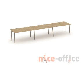 Стол переговорный на плоскоовальной трубе 474x98x75 Эстетика / Estetica images