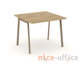 Стол переговорный на плоскоовальной трубе 98x98x75 Эстетика / Estetica images