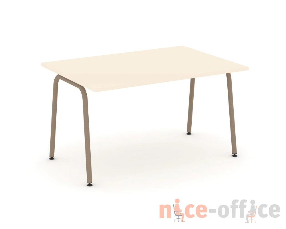 Стол переговорный на круглой трубе 138x98x75 Эстетика / Estetica