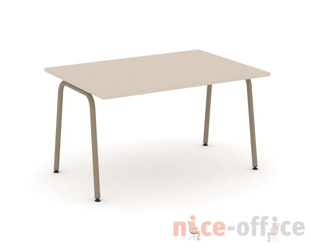 Стол переговорный на круглой трубе 138x98x75 Эстетика / Estetica