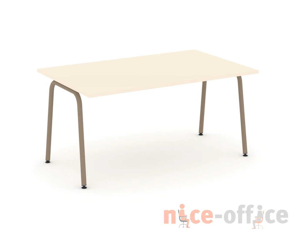 Стол переговорный на круглой трубе 158x98x75 Эстетика / Estetica