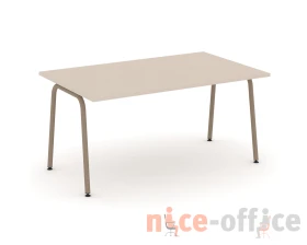Стол переговорный на круглой трубе 158x98x75 Эстетика / Estetica images