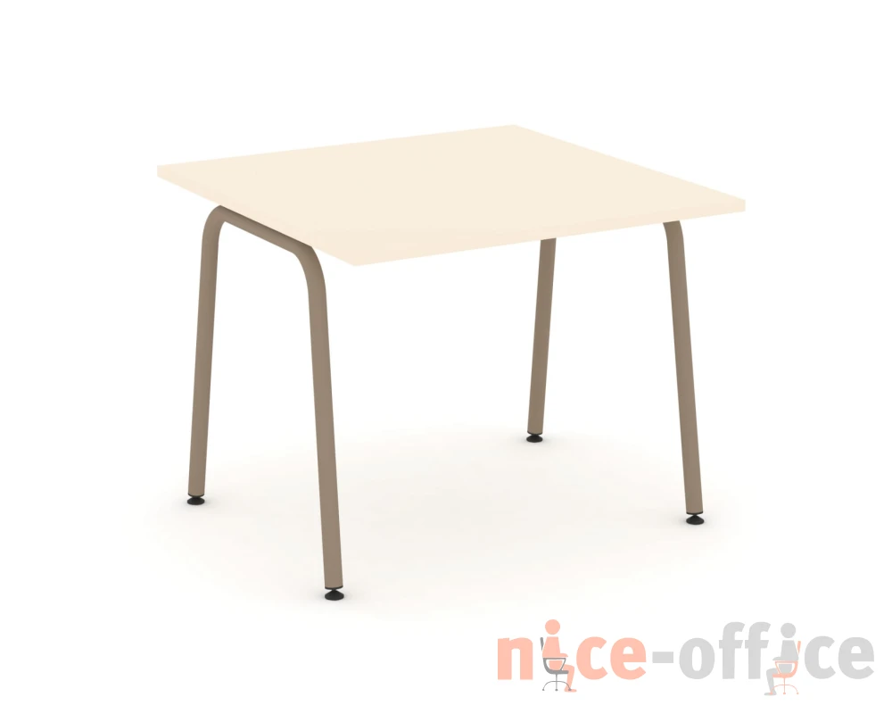 Стол переговорный на круглой трубе 98x98x75 Эстетика / Estetica