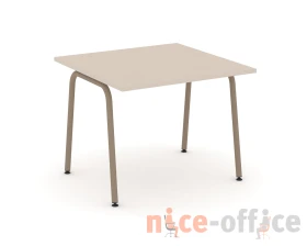 Стол переговорный на круглой трубе 98x98x75 Эстетика / Estetica images