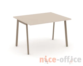 Стол переговорный на плоскоовальной трубе 118x98x75 Эстетика / Estetica images