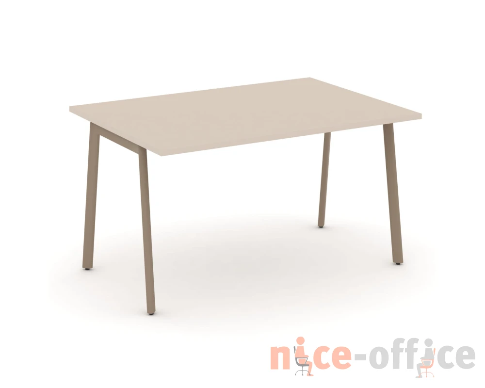 Стол переговорный на плоскоовальной трубе 138x98x75 Эстетика / Estetica