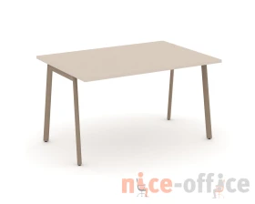 Стол переговорный на плоскоовальной трубе 138x98x75 Эстетика / Estetica images
