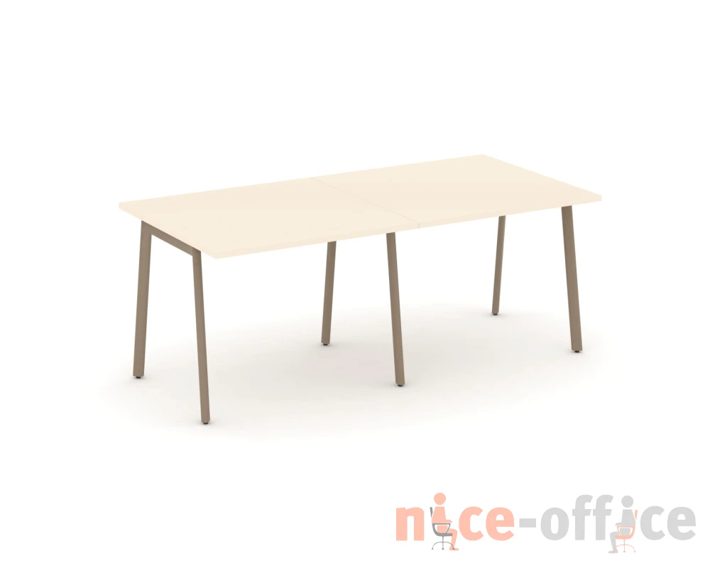 Стол переговорный на плоскоовальной трубе 196x98x75 Эстетика / Estetica
