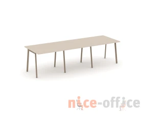 Стол переговорный на плоскоовальной трубе 294x98x75 Эстетика / Estetica images