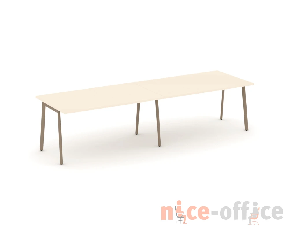 Стол переговорный на плоскоовальной трубе 316x98x75 Эстетика / Estetica