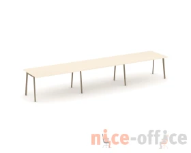 Стол переговорный на плоскоовальной трубе 474x98x75 Эстетика / Estetica images