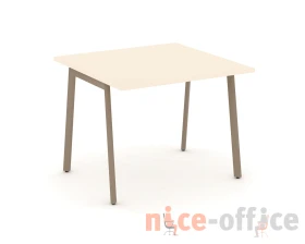 Стол переговорный на плоскоовальной трубе 98x98x75 Эстетика / Estetica images