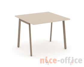 Стол переговорный на плоскоовальной трубе 98x98x75 Эстетика / Estetica images